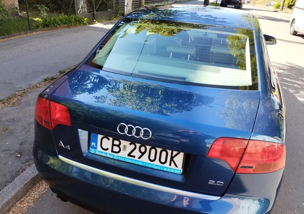 Audi A4 cena 18500 przebieg: 178000, rok produkcji 2005 z Bydgoszcz małe 67